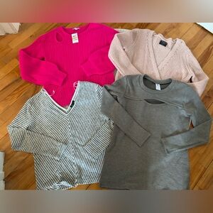 Stylish Women's Sweater Collection - Pink, Gray, Cream
